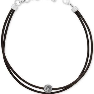 Lucky Brand Leather Chocker Necklace